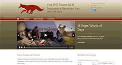 Desktop Screenshot of foxhillfinancial.com